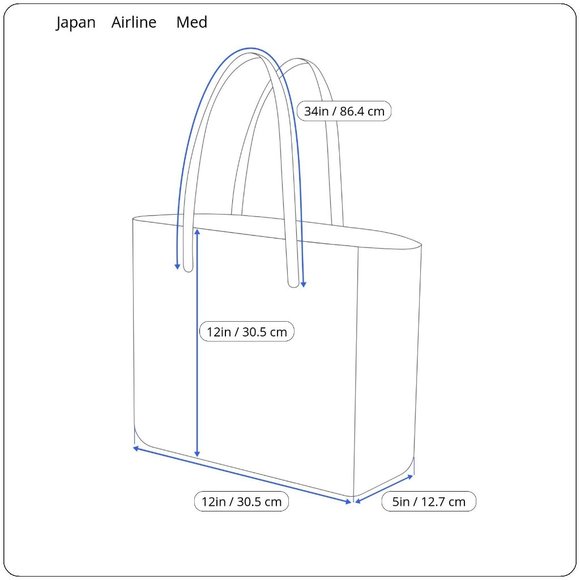 Vintage JAL JAPAN AIRLINES Cabin Crew Shoulder Flight Travel Tote Bag Carry On - Picture 3 of 15